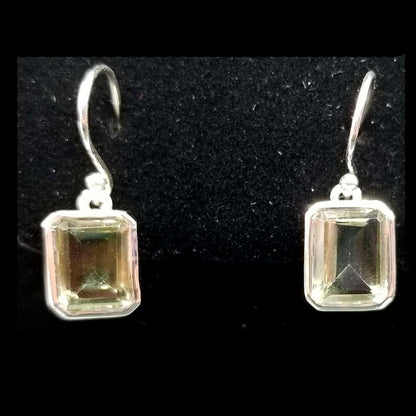 Green Amethyst Dangle Earring